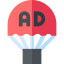 Hot air balloon icon 64x64