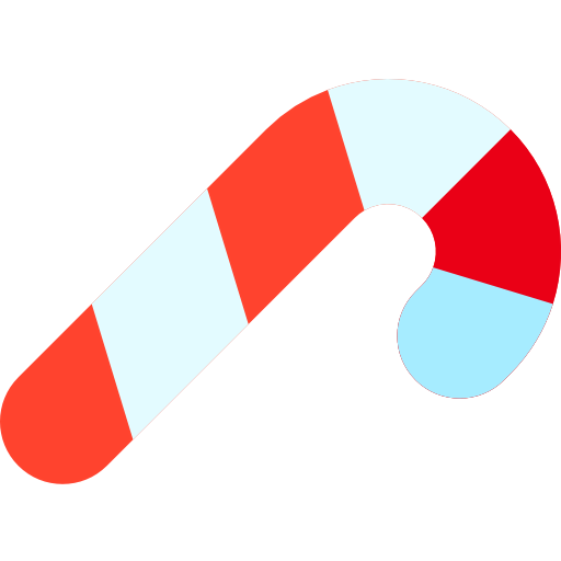 Candy cane icon