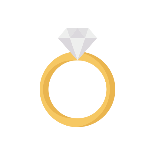 Diamond ring icon
