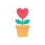 Plant pot icon 64x64