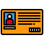 Id card icon 64x64