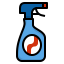 Cleaning spray icon 64x64