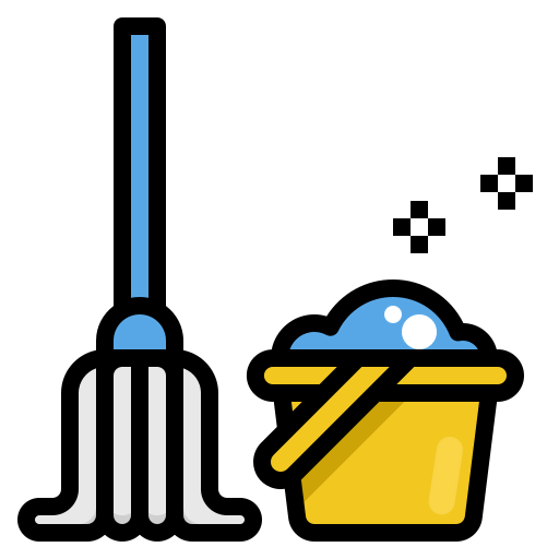 Cleaning mop icon