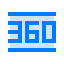 360 degrees アイコン 64x64