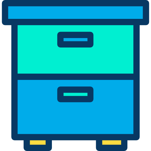 Bedside table icon