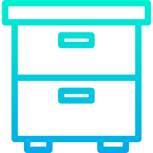 Bedside table icon