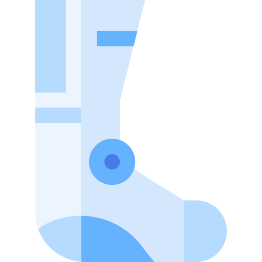 Bionic leg icon