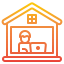 Work from home icon 64x64