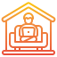 Work from home icon 64x64