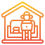 Работа из дома иконка 64x64