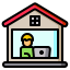 Work from home icon 64x64