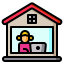 Work from home icon 64x64