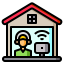 Working at home icon 64x64