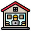 Working at home icon 64x64