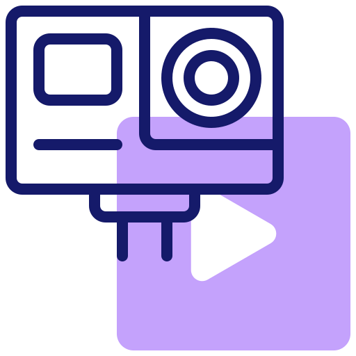 Action camera icon