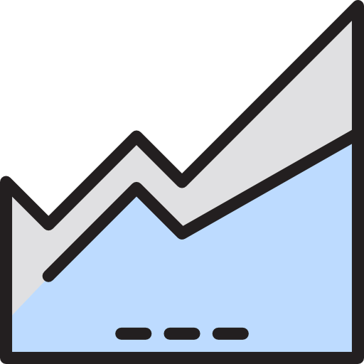 Area chart icon