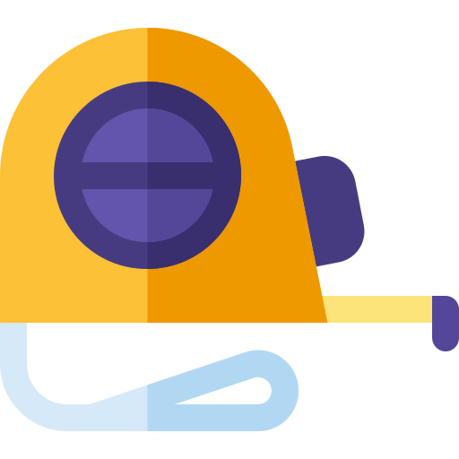 Measuring tape icon