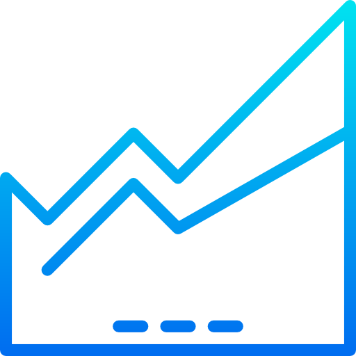 Area chart icon