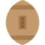 Rugby ball icon 64x64