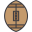Rugby ball icon 64x64