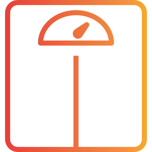 Weight scale icon