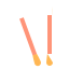 Cotton swab icon 64x64