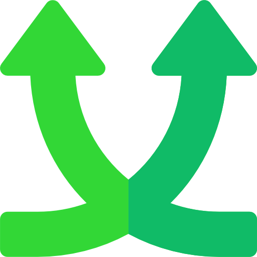 Double arrow icon
