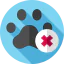 No pets allowed Ikona 64x64