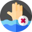 Drowning icon 64x64