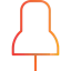 Push pin icon 64x64