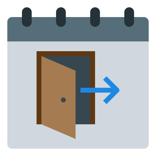 Clock out icon