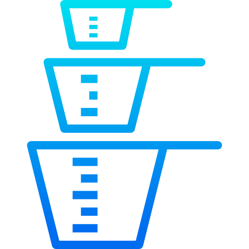 Measuring cup icon
