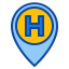Hotel sign icon 64x64