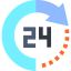 24 hours Symbol 64x64