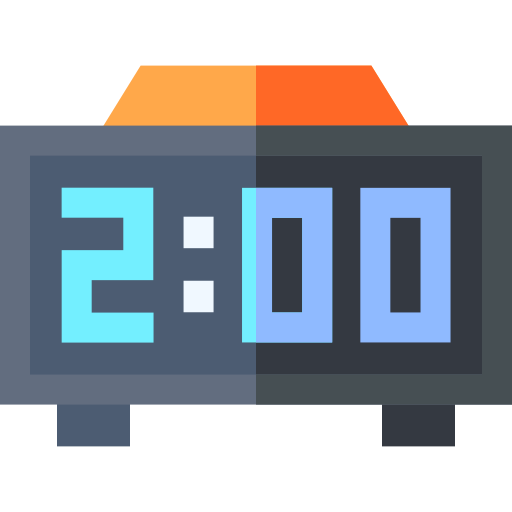 Digital clock icon