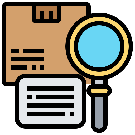 Tracking number icon