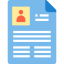 Curriculum vitae icon 64x64
