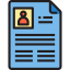 Curriculum vitae 图标 64x64