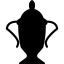 Trophy silhouette icon 64x64