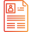 Curriculum vitae icon 64x64