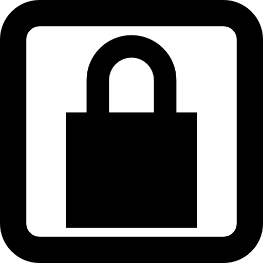 Document lock icon