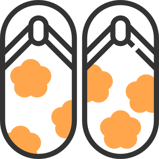 Flip flops icon