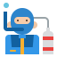 Scuba diving instructor 상 64x64