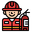 Firefighter icon 64x64