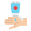 Hand gel icon 64x64