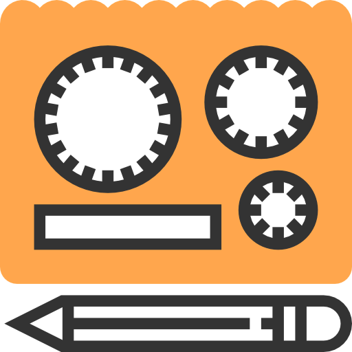Drawing set icon