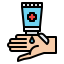 Hand gel icon 64x64