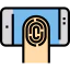 Fingerprint scan icon 64x64