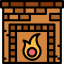 Fireplace icon 64x64