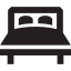 Double king size bed icon 64x64